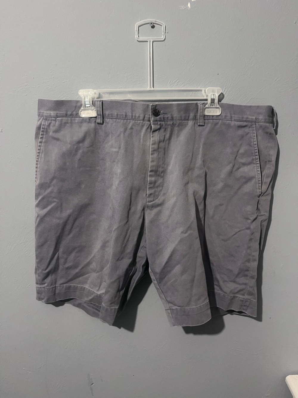 Ralph Lauren Men's Gray Flat-Front Shorts
